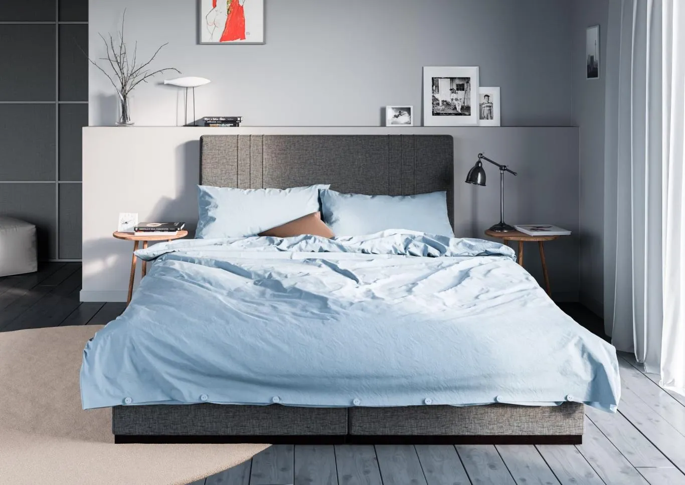 Superba Polsterbett Plain Seam